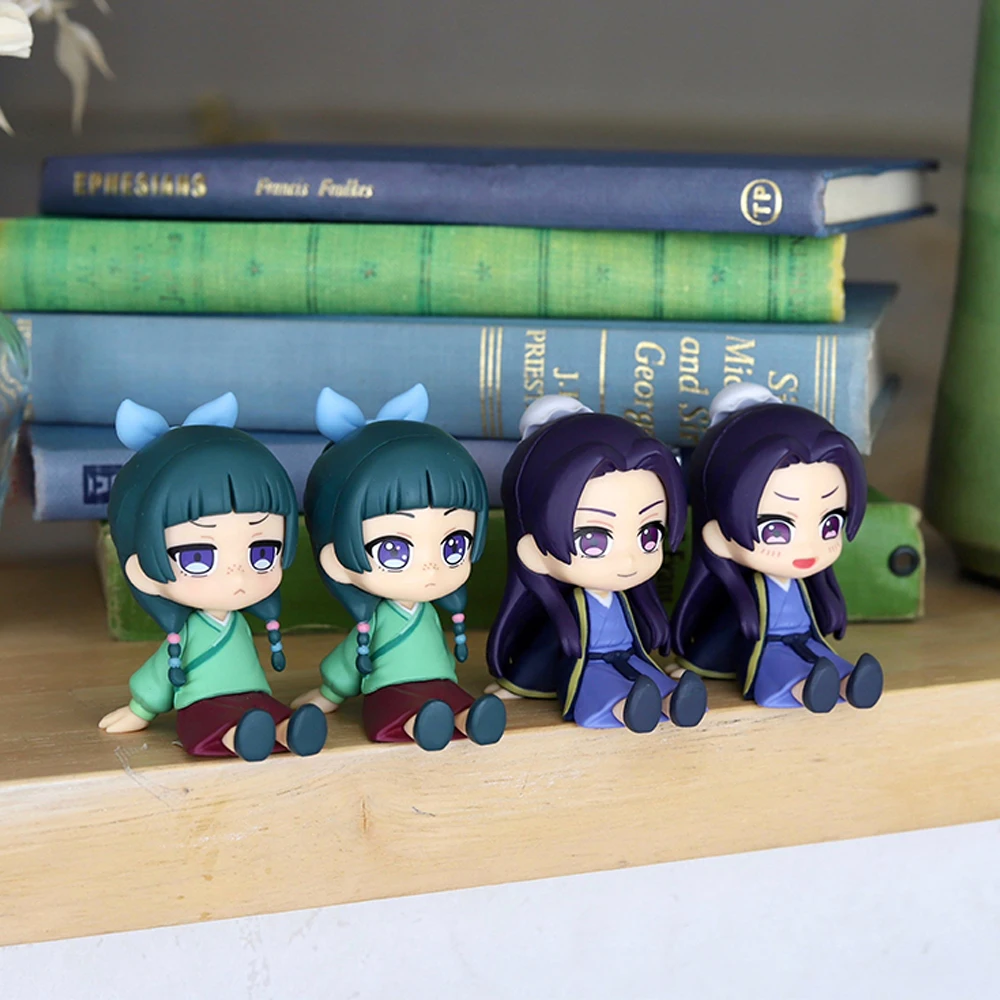 6cm Anime figure Maomao Jinshi look up action figures Maomao Jinshi mini figurine doll PVC Model Toys Collection Statue Gifts