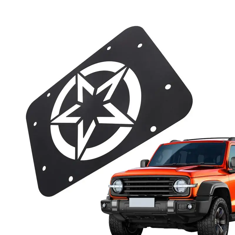 Car Tailgate Exhaust Cover Exhaust Port Cover Tailgate Protector Exhaust Plate Cover Off-Road Tailgate Dust Cover Protective