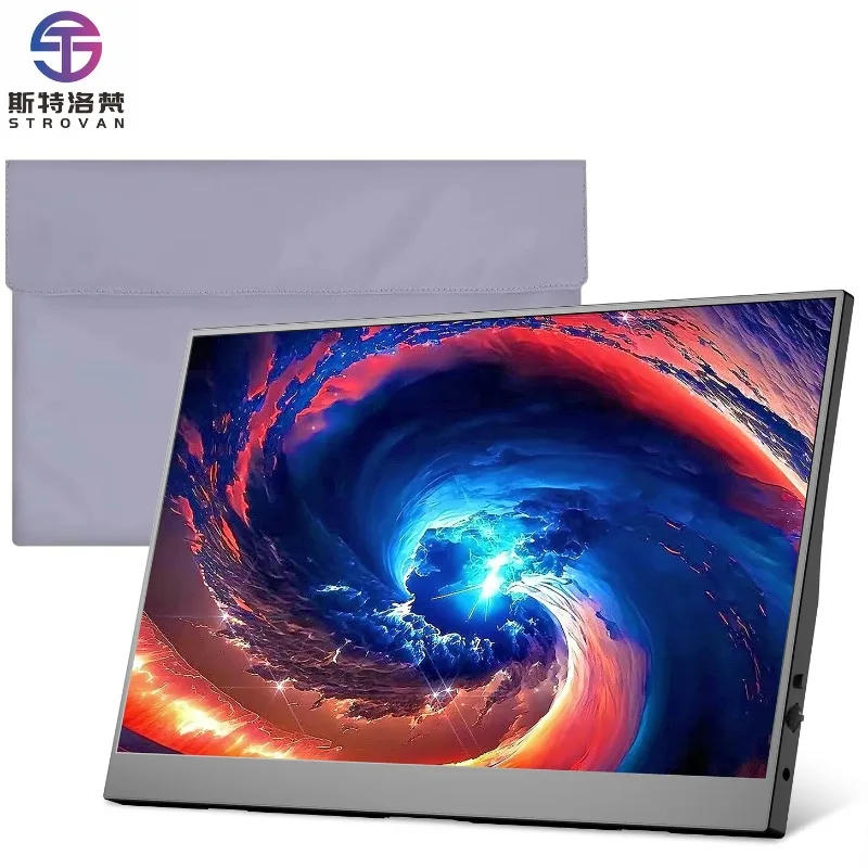 

15.6-inch Portable HDR Plug and Play Smart Cover C-Type FHD 1920*1080P TN for Laptop Travel External Display