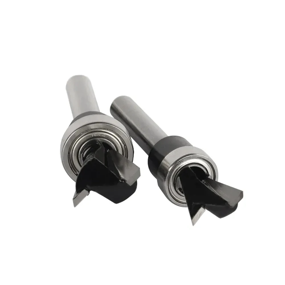 Cutting Tools Router Bit Carbide 1/2pcs Two Grooves With 1/4\