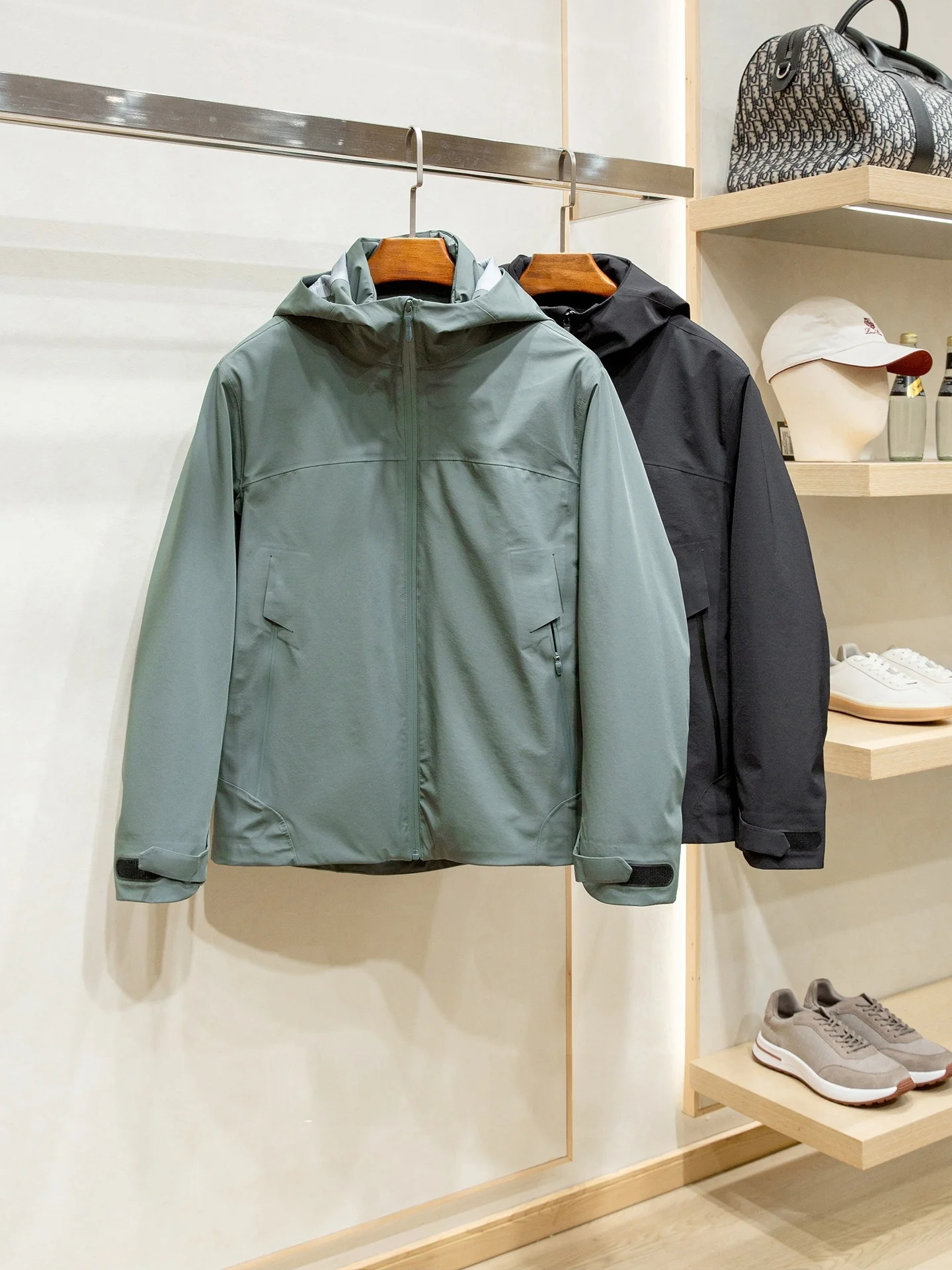 

Мужская водонепроницаемая куртка Tech Cotton Outdoor с капюшоном, три варианта ношения, LP MIALAE, повседневное теплое пальто с длинными рукавами