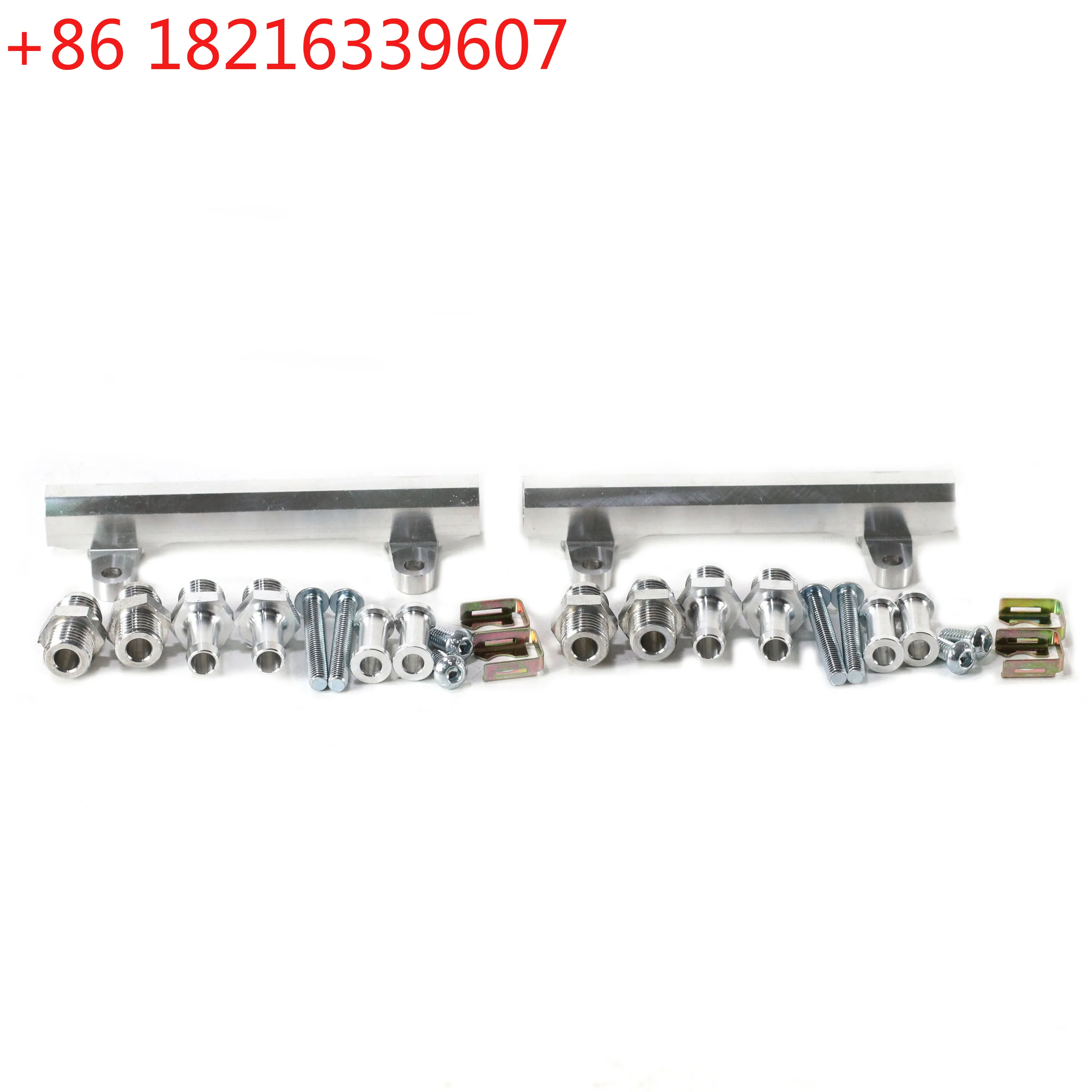TAO New Aluminum Twin/ Dual IDF DCOE Throttle Body Fuel Rail for Weber JENVEY Dellorto EMPI EMPI SOLEX Holley Al TB T