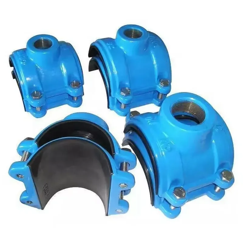 Diverse Saddle Clamps for Water System Pipe Fittings with Flange Connectivity