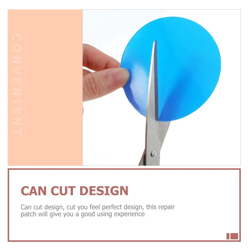 20 piezas para anillo de natación inflable, parches de reparación de Pvc, Kayak, barco, camas de aire, balsas, Kit de reparación de piscina