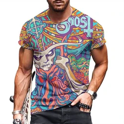 Summer Ghost Band T-Shirts 3D Print Streetwear Men Women Hip Hop Fashion Oversized Short Sleeve T Shirt Male Tees Tops Clothing