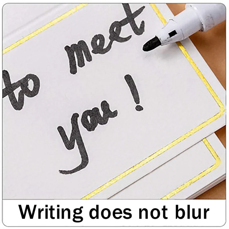 بطاقات AAAN-Place 240 بطاقة خيمة صغيرة مع حدود من رقائق الذهب، مناسبة لحفلات الزفاف والولائم وبطاقات الطاولة وبطاقات الاسم #6