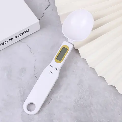 디지털 체중계: 정확한 베이킹 및 요리 측정용 듀얼 헤드 플라스틱 스푼