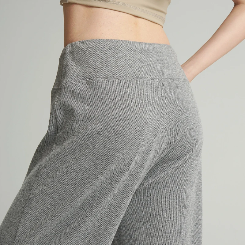 Frauen Open Crotch Unsichtbare Zipper Leggings Lose Anliegende Sommer Sexy Hosen Breite Bein Hosen Outdoor Ouvert Clubwear Sport