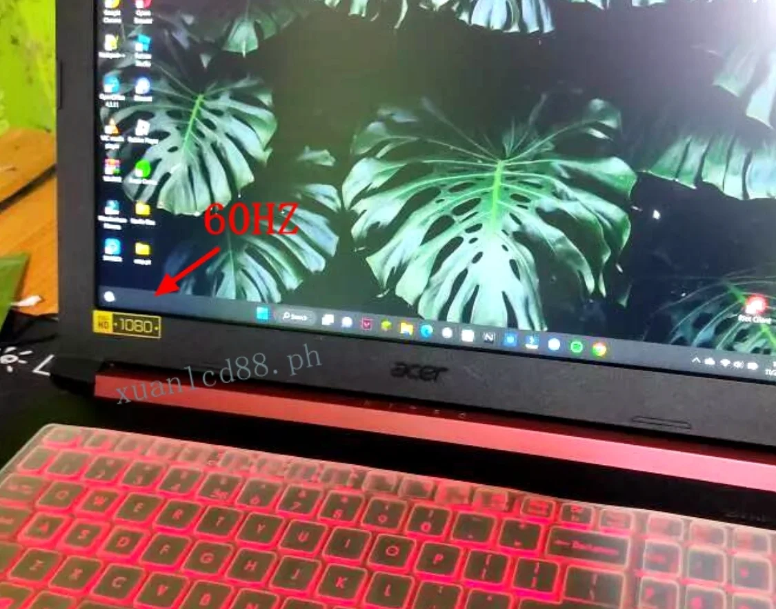 Imagem -06 - Acer Nitro Laptop Ips Full hd Tela Led An51552 N17c1 156 30pin 40pins 144hz
