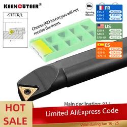 S10K-STFCR11 S12M-STFCR11 S16Q-STFCR11 Internal Turning Tool Holder TCMT11 Inserts S20R-STFCR11 Lathe Bar CNC Cutting Tools Set