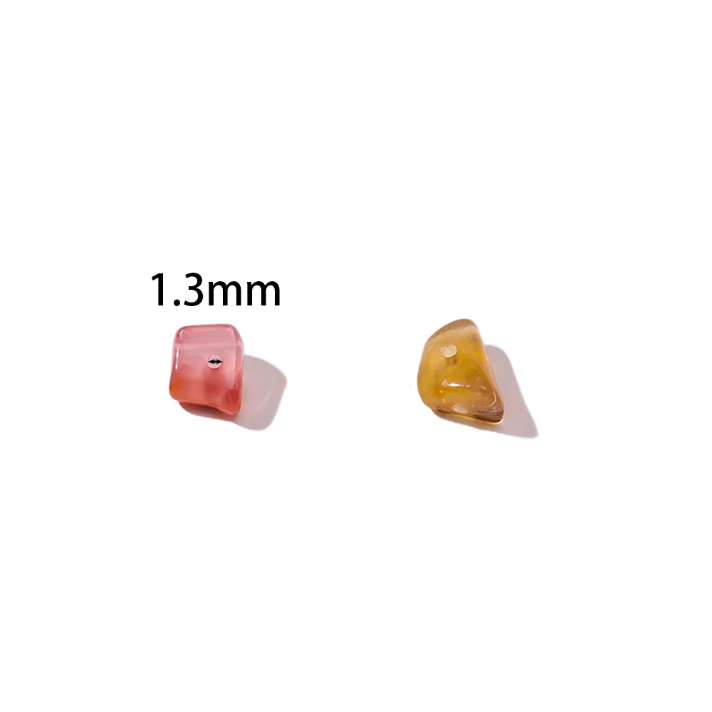 20Pcs 4-12mm Multicolor Acrylic Irregular Shape Imitation Stone Beads For DIY Bracelet Necklace Jewelry Making Accessories