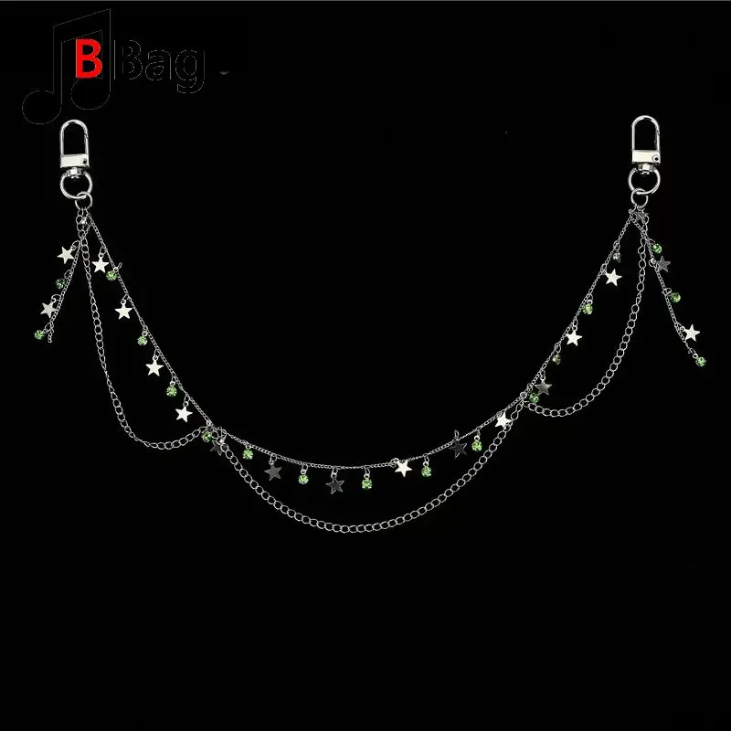 Multi Layer Large Itabag Chain L Size Diy Handmade Charm Shiny Goods Accessory Bag Decor Rhinestone Pendant Kawaii Gothic