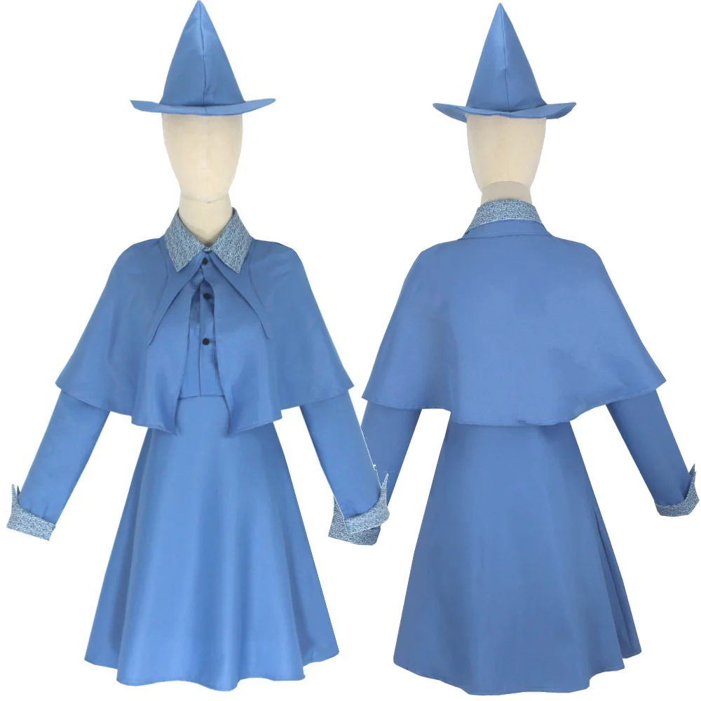 Magic Wizard School Witch Fleur Isabelle Delacour Cosplay Costume Beauxbaton Uniform Adults Women Suit Halloween Party