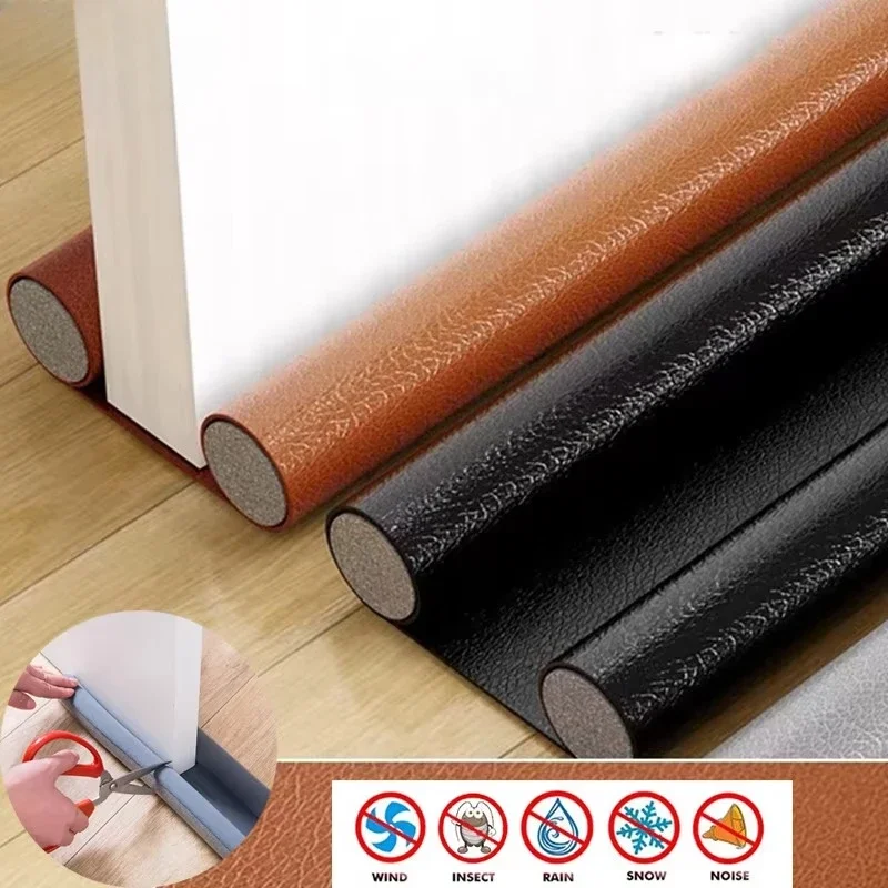 شريط ختم سفلي للباب مقاوم للرياح ، سدادة مسودة سفلية ، رغوة صوتية منزلية ، مانع مانع مانع للبرد ، شريط الطقس المحكم