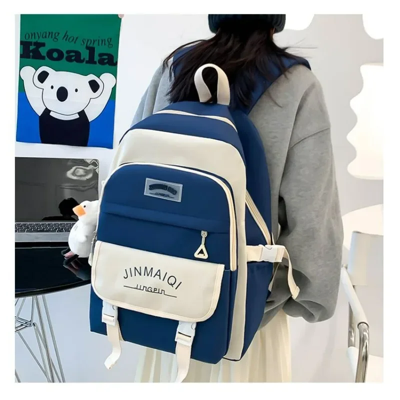 Schoolbag Primary School Girl Boy Bagpack Korean Style Fresh Cartoon Junior High School Student 3-6 Grade Big Capacity Backpack