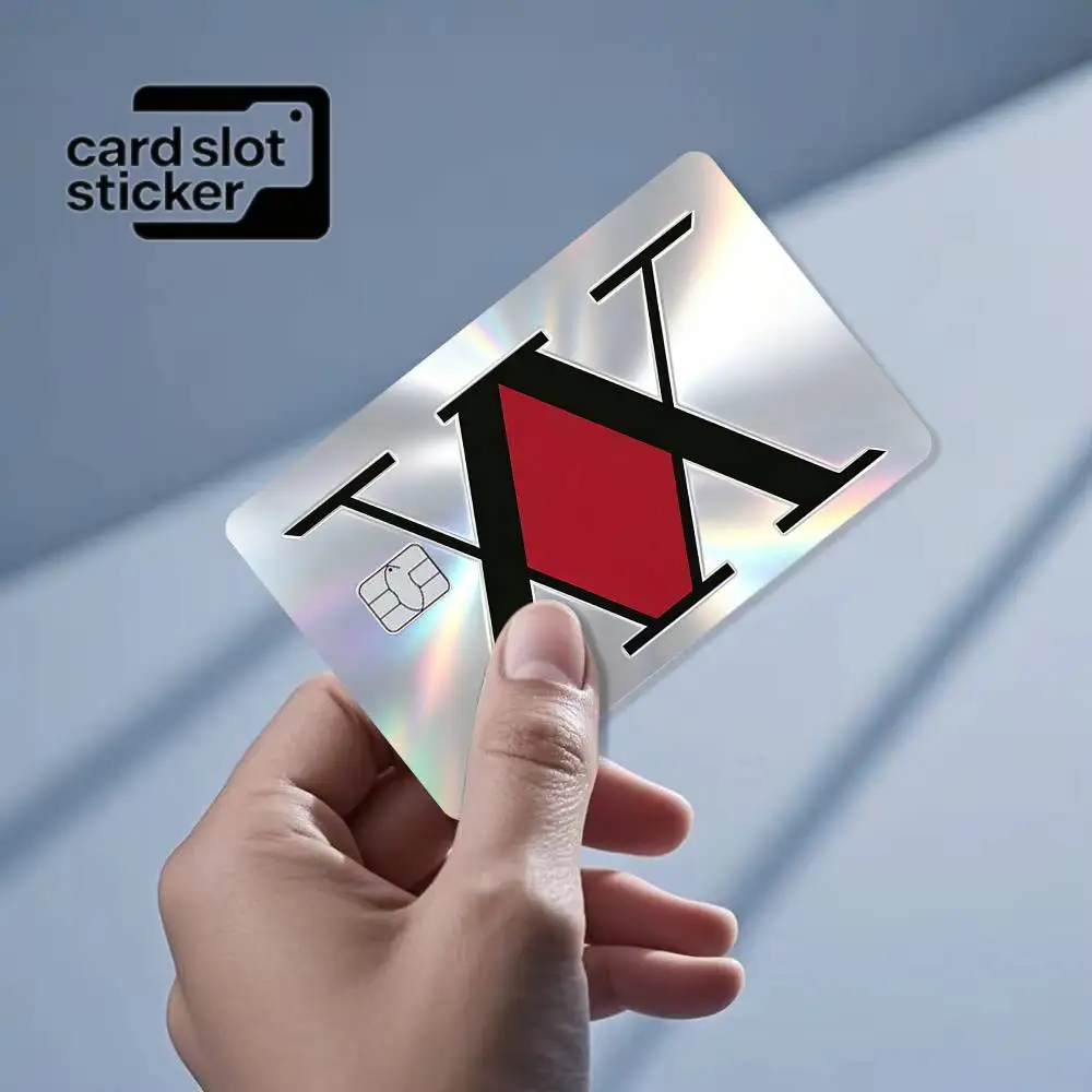 Hunter Association Credit Card HD Stickers Game Card Decal Small Chip Waterproof Sticker