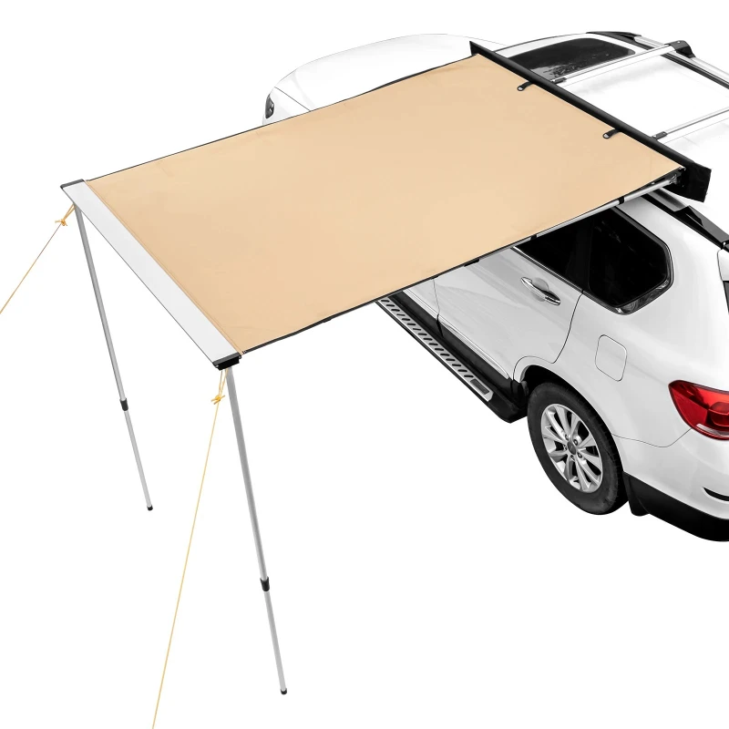 

Vehicle Awning Retractable Car Side Awning Car Awning with Waterproof Storage Bag Suitable for Truck Van Campers