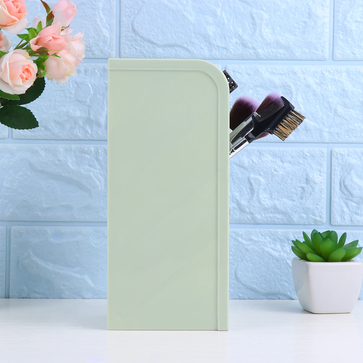 

Large Pen Holder for Desk Storage Stationery and Makeup Brushes Organizer Container Rack Lipstick Mascara Display Stand