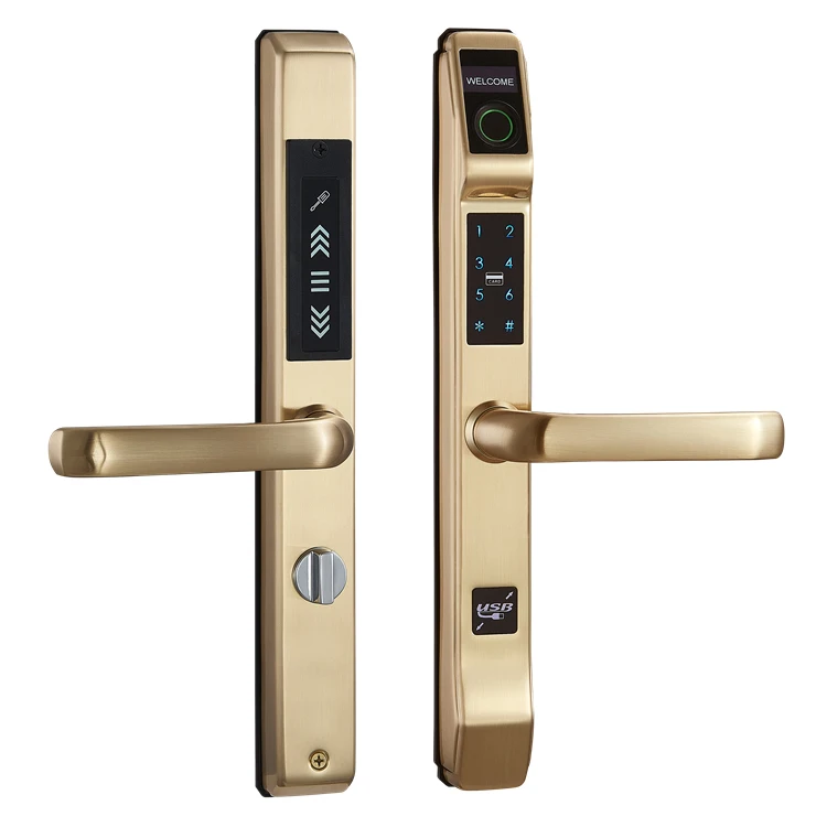 

Popular Home Apartment Anti-Theft Smart Locks Wifi Digital App Waterproof High Security Smart Door Lock