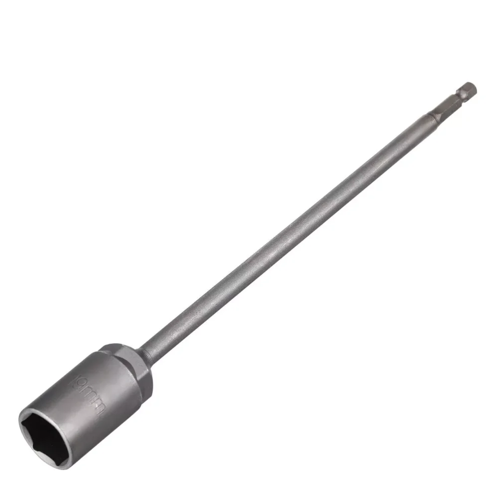 1 pièce Adaptateur de prise de 19 mm pour rallonge de perceuse, 15 cm, pour outil de réparation de carrosserie de caravane et de moto