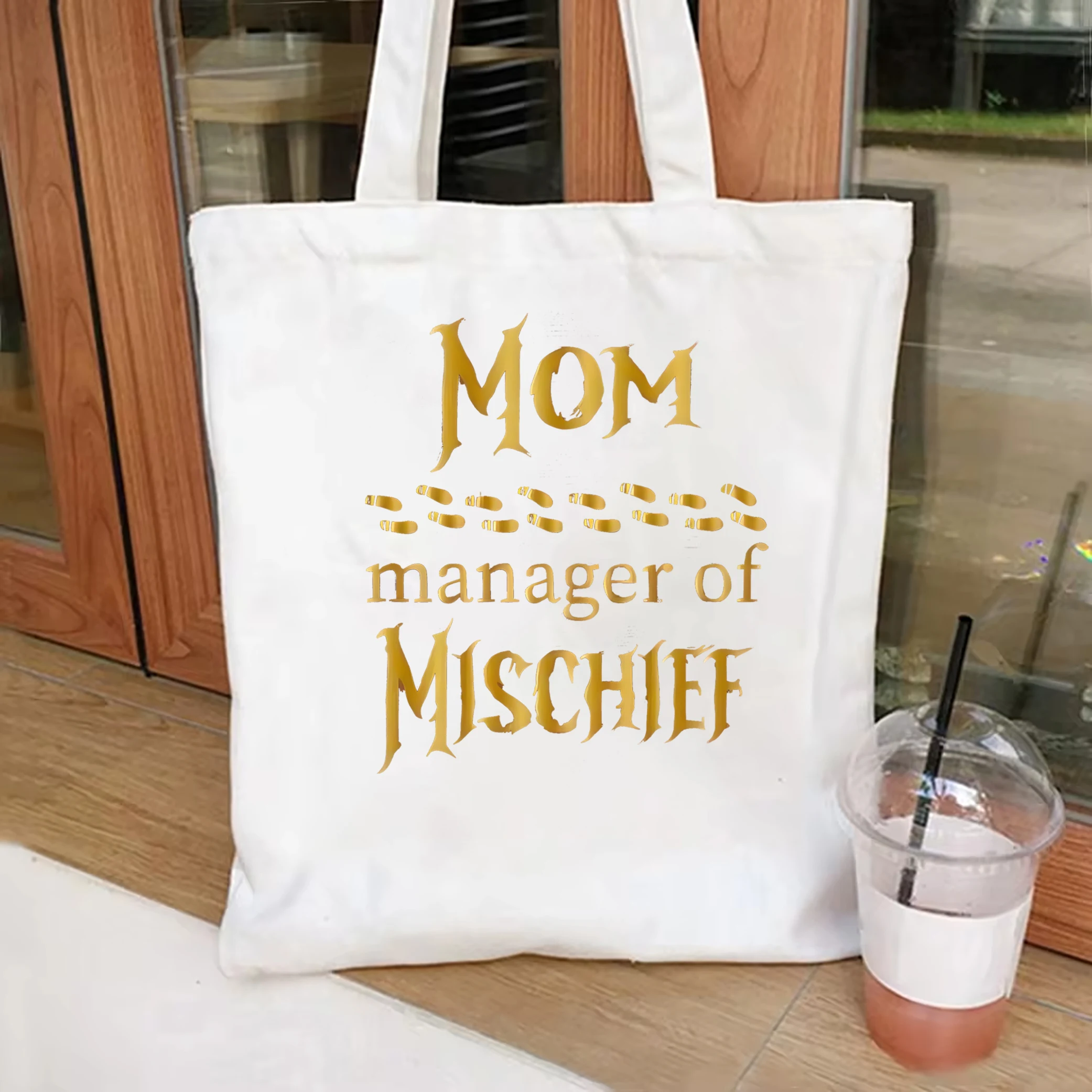 Magical Manager Of Mischief tote bag Potter Mom Cosmetic Bag Wizard Mom Fantastic Shoulder Bag Magical Mom Shopping Bag mom Gift