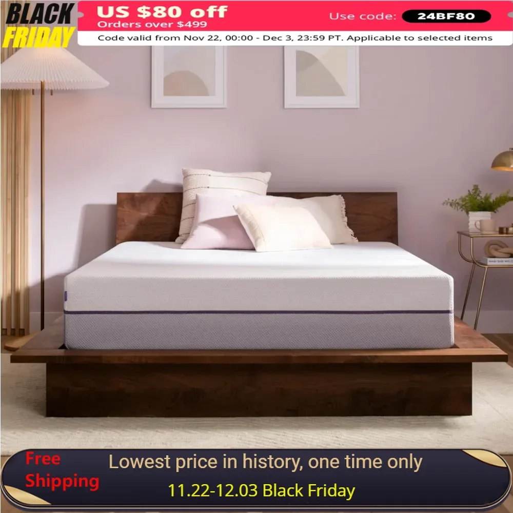 Twin Mattress, Better Than Memory Foam, Premium Comfort Foam Layer, Temperature Neutral, Responsiveness, Breathability,Mattress