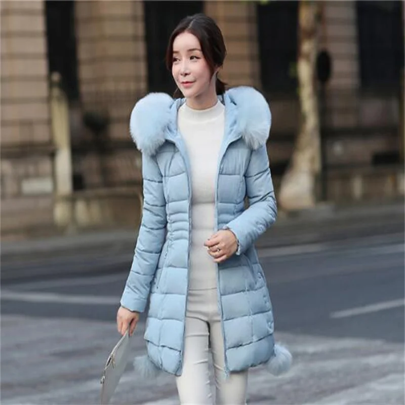 Faux Fur Parkas Women New Winter Down Cotton Jacket Women Thick Snow Wear Winter Coat Lady Clothing Female Jackets Parkas