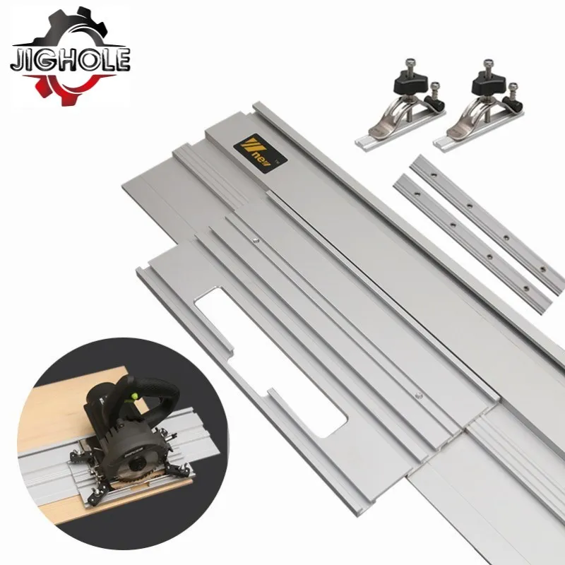 1.4M Circular Saw Guide Rail Set Track Saws Aluminum Guided Rails 2 Clamps Tracksaw Tools