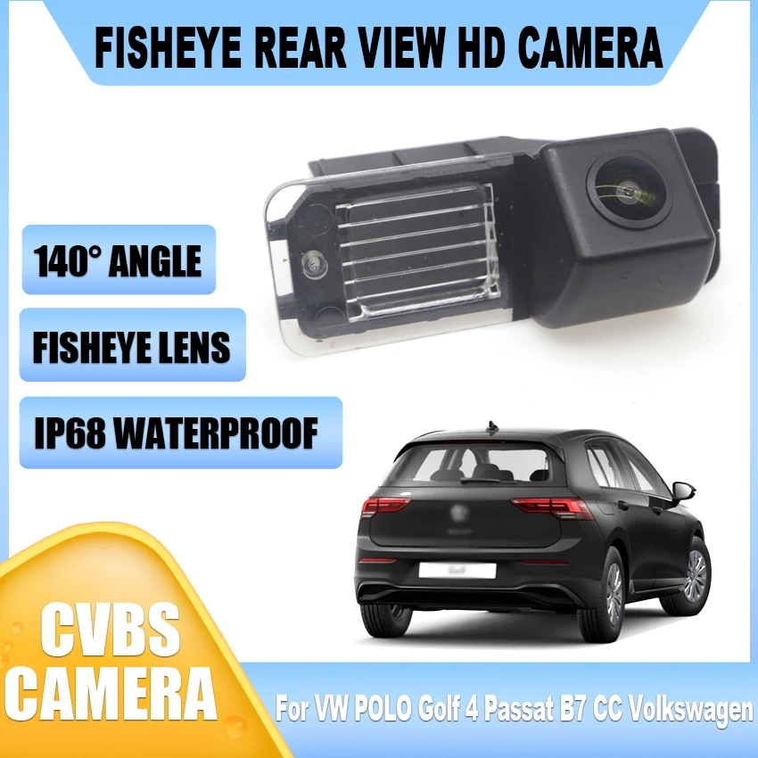 

12V Car Rear View Camera Parktronic Reversing Night Vision 140° Angle Auto Accessories For Volkswagen Passat B7 CC POLO Golf 4