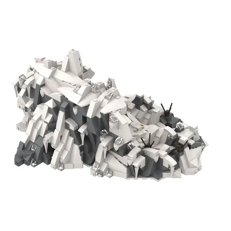 

Magical Rings Movie Model Moc Building Bricks Caradhras Pass Technology Modular Blocks Gifts Christmas Toys DIY Sets Assembly