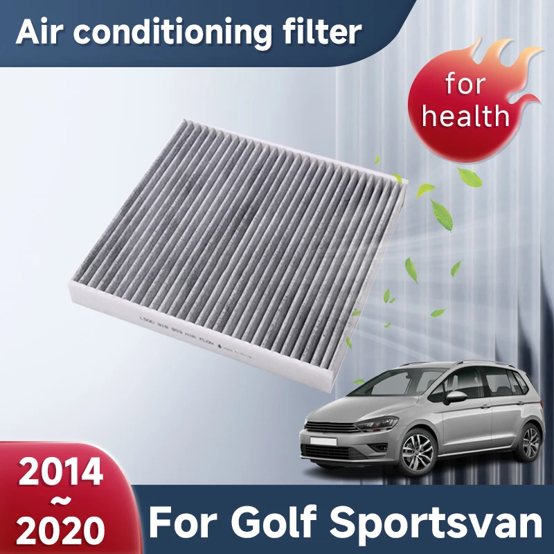 

For VW Volkswagen Golf Sportsvan 2014-2020 2019 2018 OE Numbers 5Q0819653 Conditioning Filter Activated Carbon PM2.5 Accessories