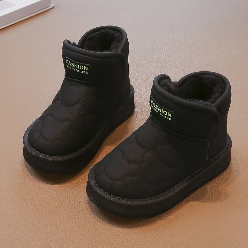 

Kids Winter Warm Cold Resistant Boot Children Thick Warm Comfortable Snow Boot Windproof Cotton Shoes Boy Girl Winter Warm Boots