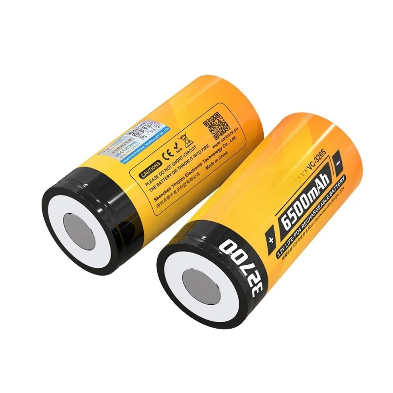 بطارية LiFePO4 20A بطارية التفريغ المستمر 3.2 فولت 32700 6500 مللي أمبير