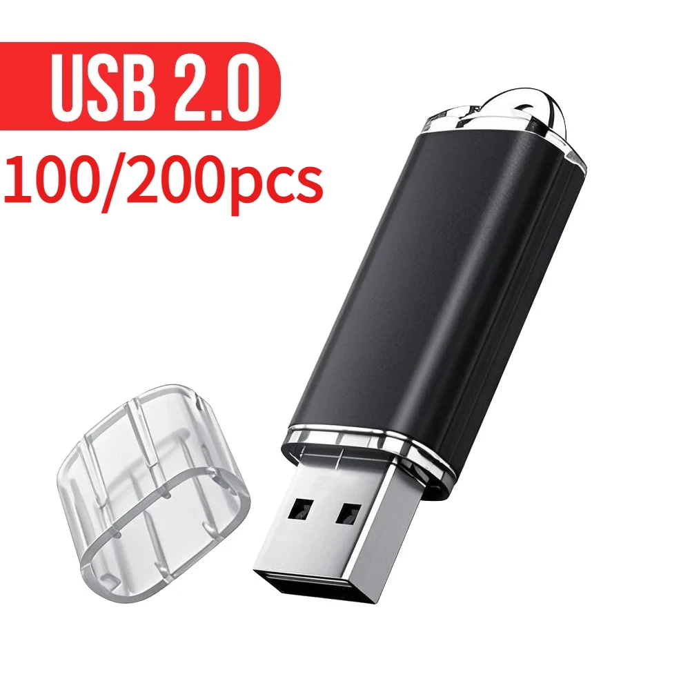

100/200 шт. USB-флешки 2.0 на 512 МБ/4 ГБ/8 ГБ/16 ГБ