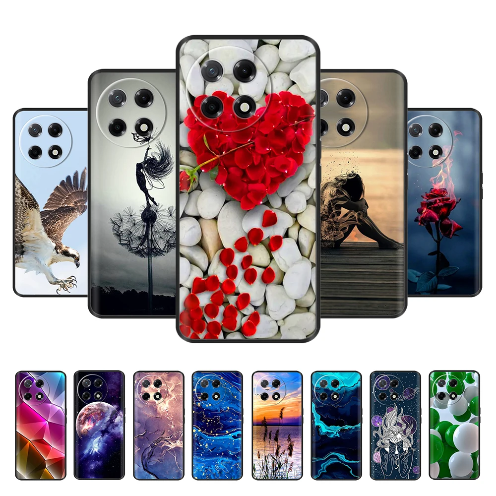 For Tecno Camon 30S Pro Case Soft Silicone Black TPU Phone Case For Tecno Camon 30S Camon30S Funda Protective Back Shells Coque