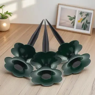 

3pcs Watering Pipe Wheel Hose Guide Spike for Garden Flower Beds Lawn Durable Winding Pipe Guide Water Hose Directional Wheel