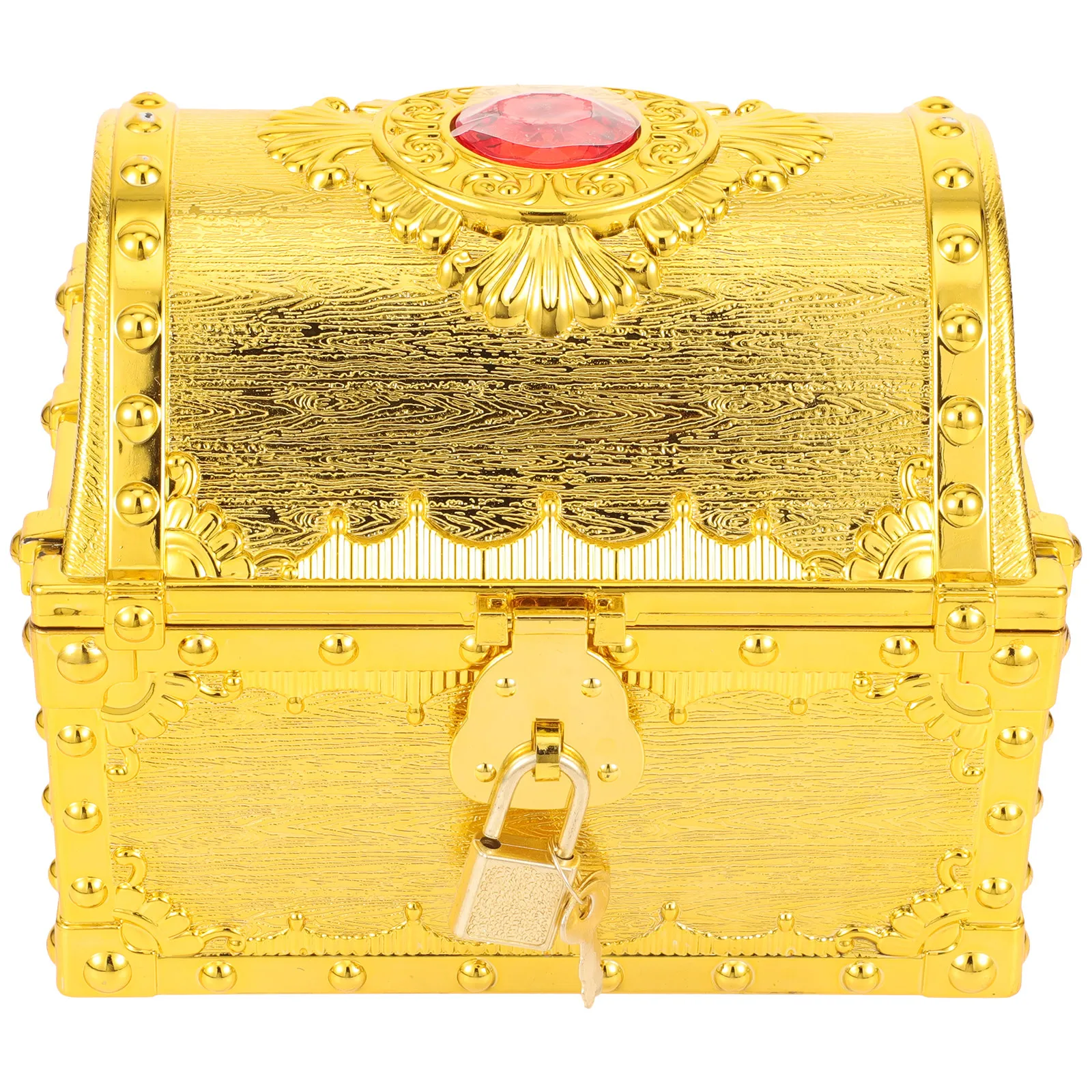 

Pirate Treasure Chest Vintage Small Storage Box Decorative Jewelry Organizer Party Decor Trinket Case Pirate Party Supplies