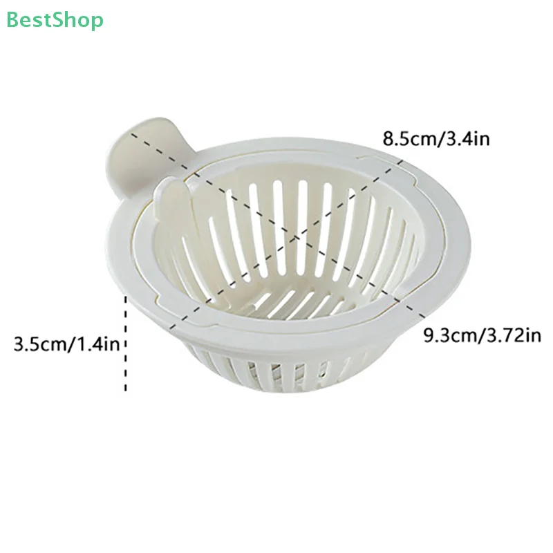 1Pcs Round Shape Kitchen Sink Filter Hair Filtration Large-caliber Filter Grid Cover Quick Drainage Anti-clogging Mesh