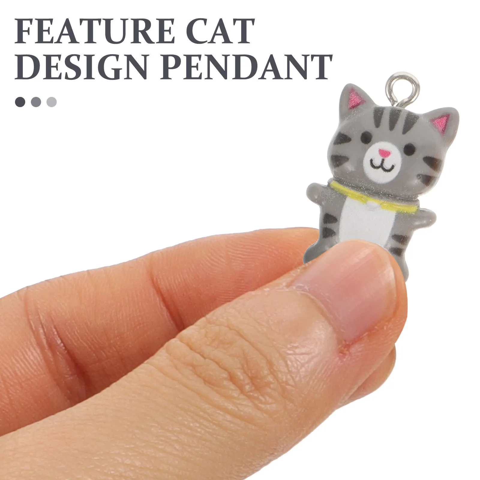 

30Pcs Resin Cat Charms Jewelry Crafting Findings Dangle Drop Charms for Necklace Bracelet Earring Pendant DIY Material