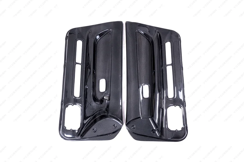 Car Accessories Carbon Fiber CF Inner Door Cards Fit For 1989-1994 Nissan Skyline R32 GTR GTS RHD