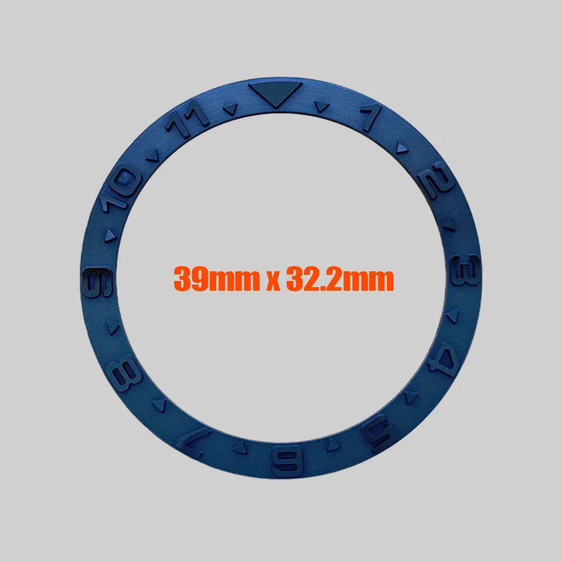 39x32mm inserção de moldura de relógio 6105 anel de moldura adequado para 6105 6309 tartaruga nh35 nh36 caixa de relógio peças de anel de moldura plana