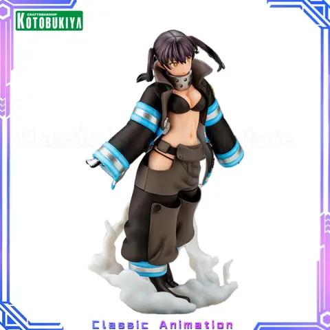 【Original】 Kotobukiya ARTFX J Fire Force Tamaki Kotatsu 1/8 figurmodell leksak 8 best sales Fire Force-figur - №4