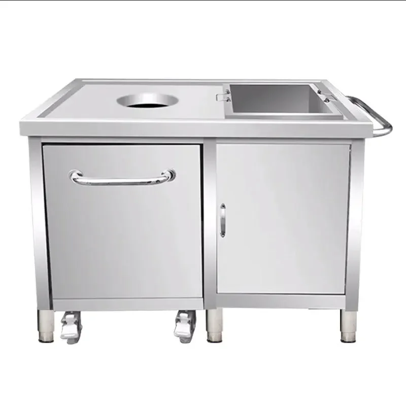 LH Canteen Restaurant Residual Food Counter Kitchen Swill Recycling Truck Food Collection Counter Stainless Steel