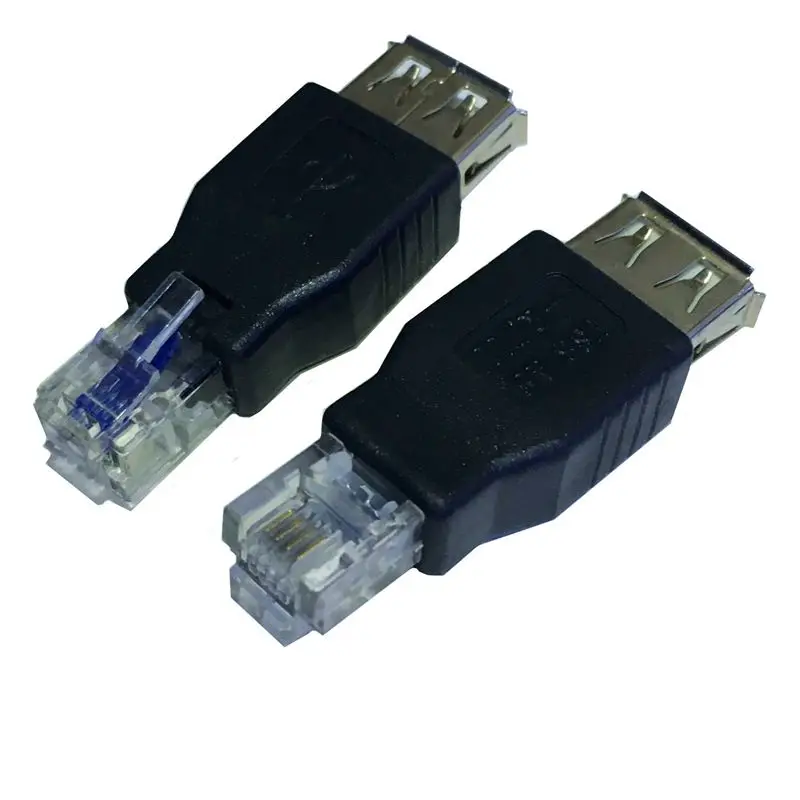 USB AF a RJ11 USB A hembra al adaptador telefónico 6P2C/6P4C interfaz RJ11
