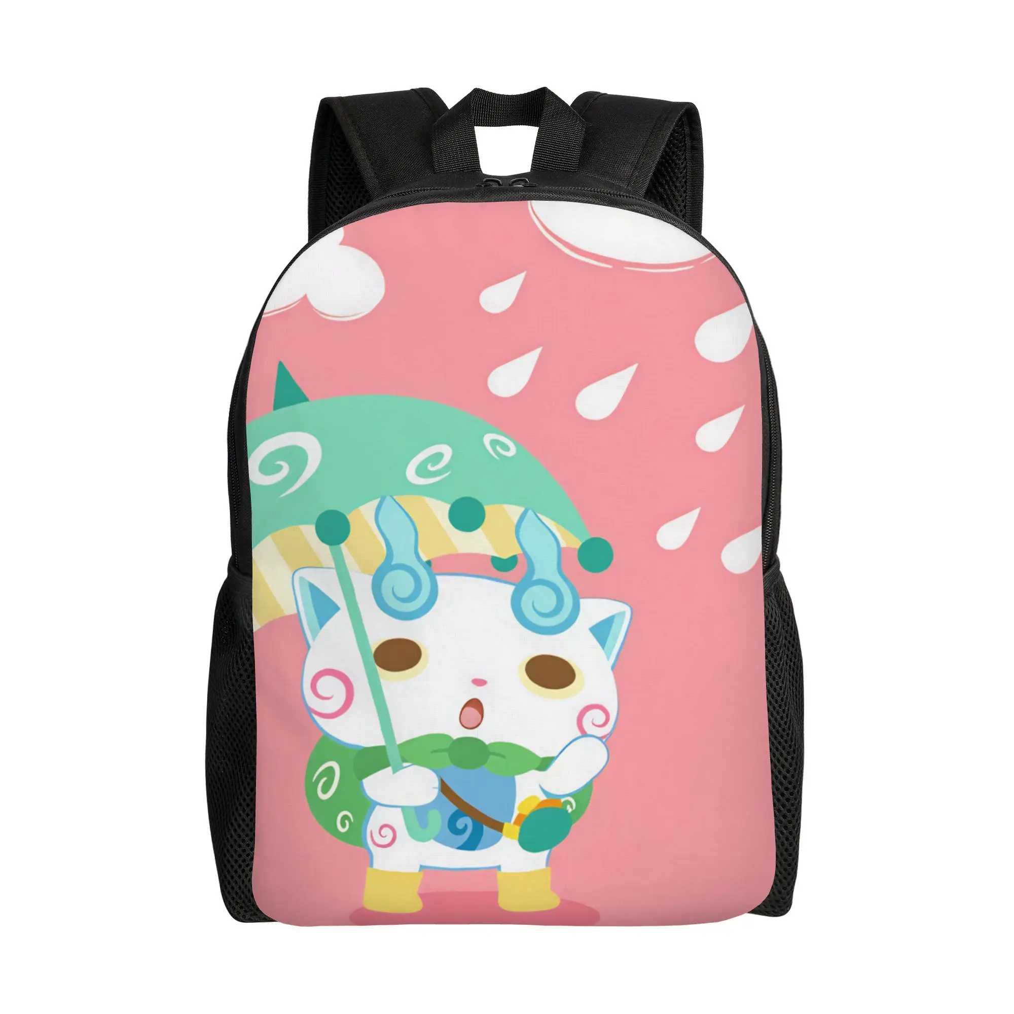 Yokai Watchs  Backpack  Youth Polyester Camping Backpacks Big Casual High School Bags Rucksack