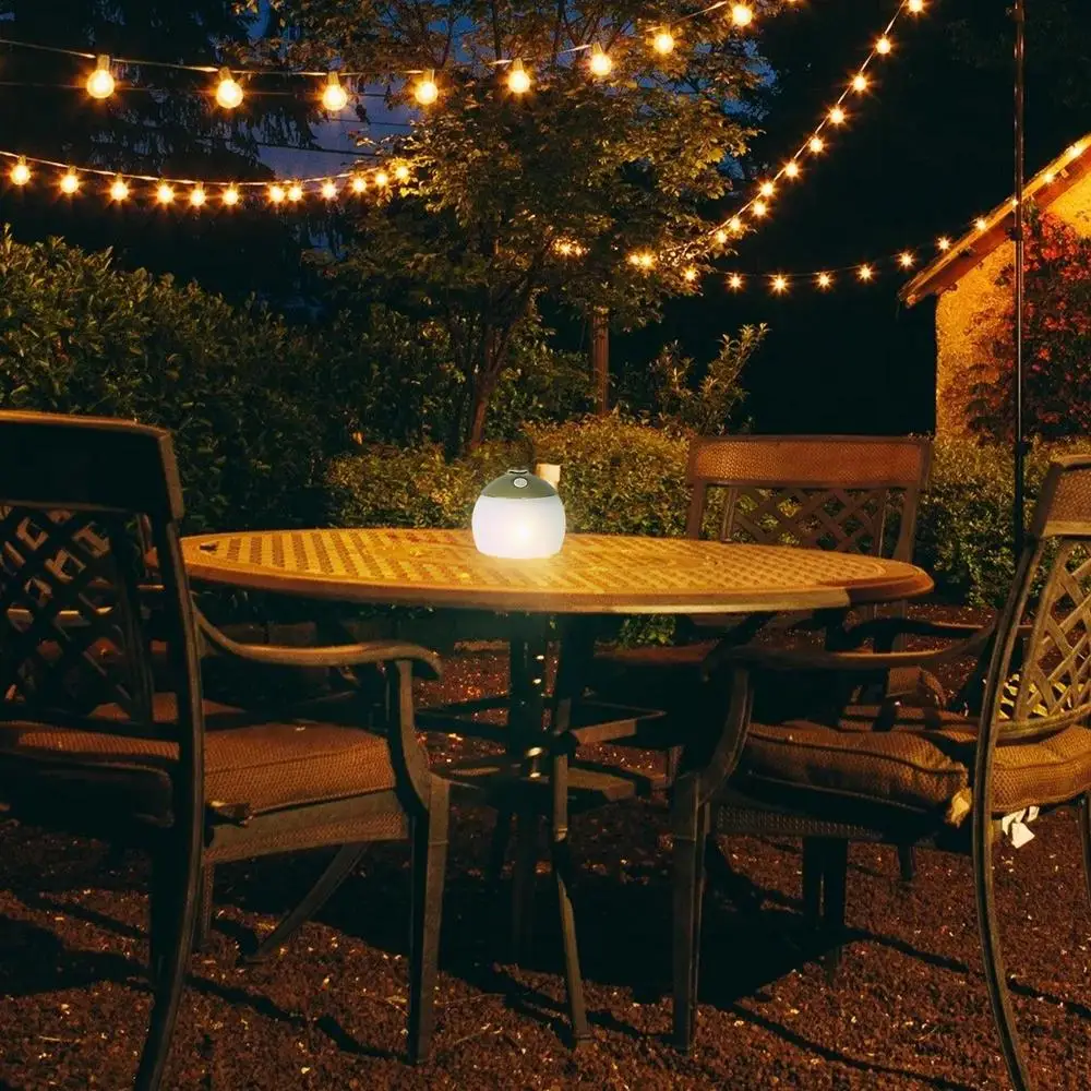 Camping Tent Light With Hook 4 Mode Adjustable LED Light Portable Outdoor Lantern Rechargeable LED Tent Lantern For Fishing Camp