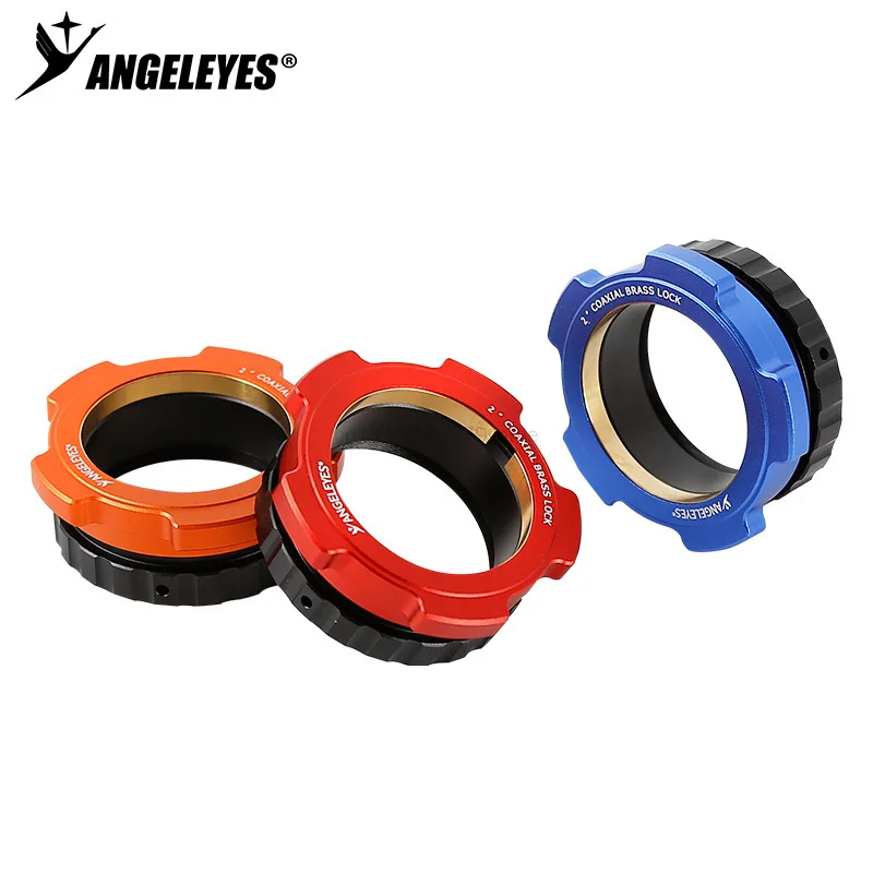 2 Inch Coaxial Locking Sleeve ANGEYES M48/M54 Internal External Thread Adapter Astronomical Telescope Parts for Sky-Watcher Blac