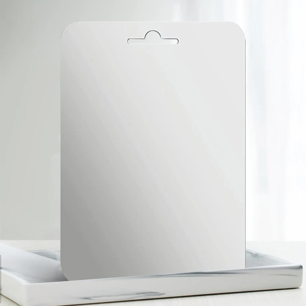 

Fogless Shower Mirror Anti-Fog Shower Mirror with Hook Shower Makeup Shave Mirror Wall Hanging Mirror for Men Women