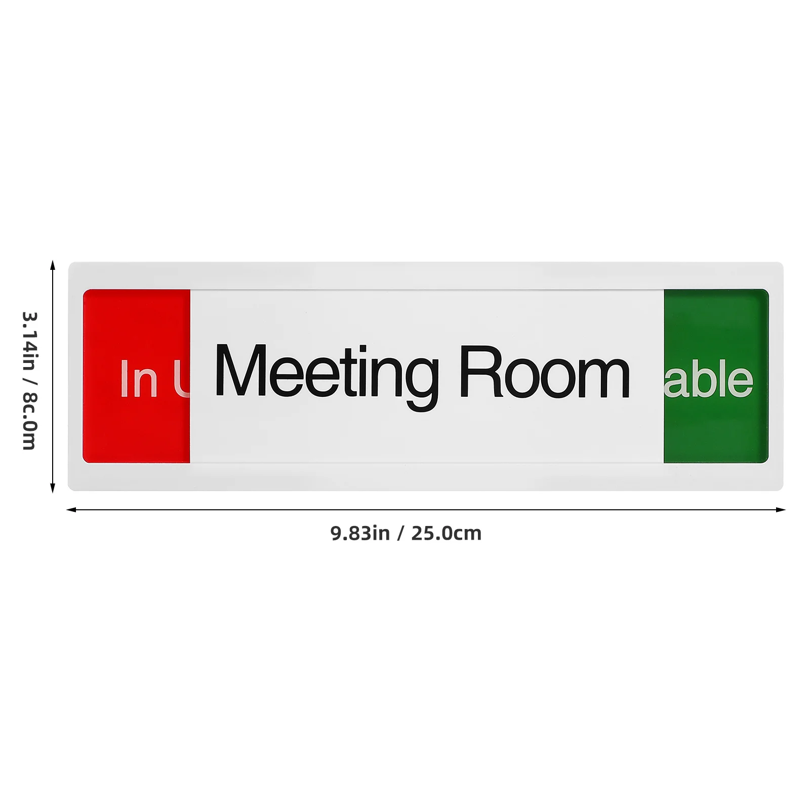 Acrylic Status Changer Signboard Meeting Room Indicator Office Door Signs Plaques Do Not Disturb Occupied In Use Home Decor