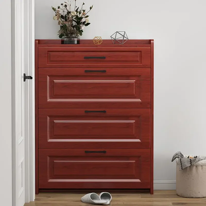 Classic Ulta Thin Shoe Cabinet Storage Dustproof Space Saving Furniture Multifunctional Contain Recibidor De Entrada Mueble Box